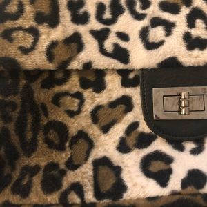 Cheetah/Leopard Print Flap Bag